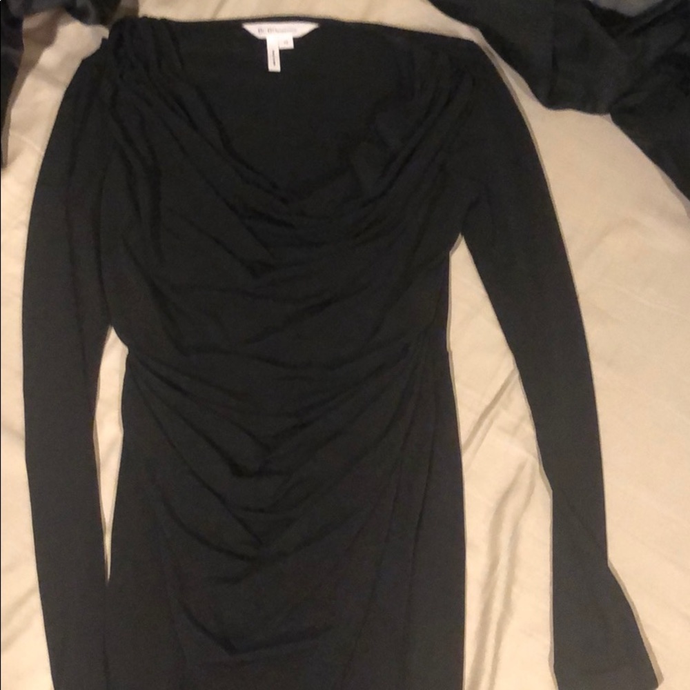 Black mini dress